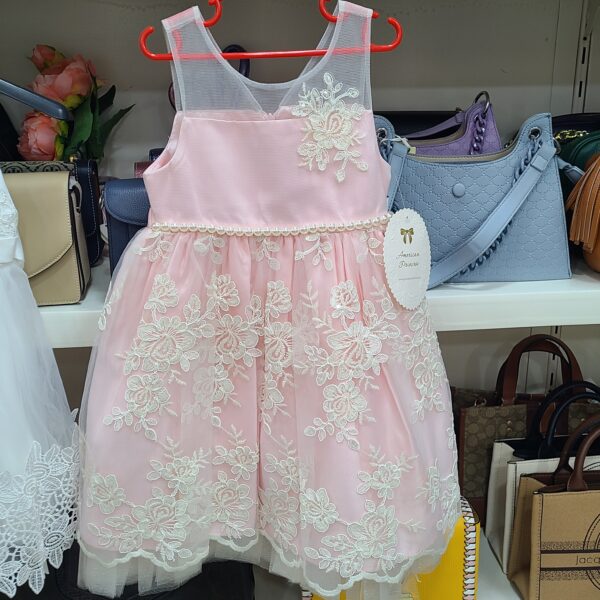 ROBE PRINCESSE ROSE ENFANT 4 ANS