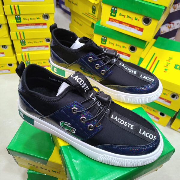 CHAUSSURE BASQUETTE LACOSTE ENFANT MONTANTE – Image 3