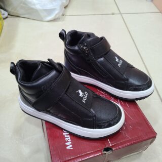 CHAUSSURE ENFANT MONTANTE POLO POUR GARçON POINTURE 30/NOIR BT-DC200-30