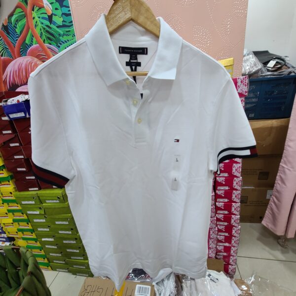 POLO TOMMY HILFIGER BLANC