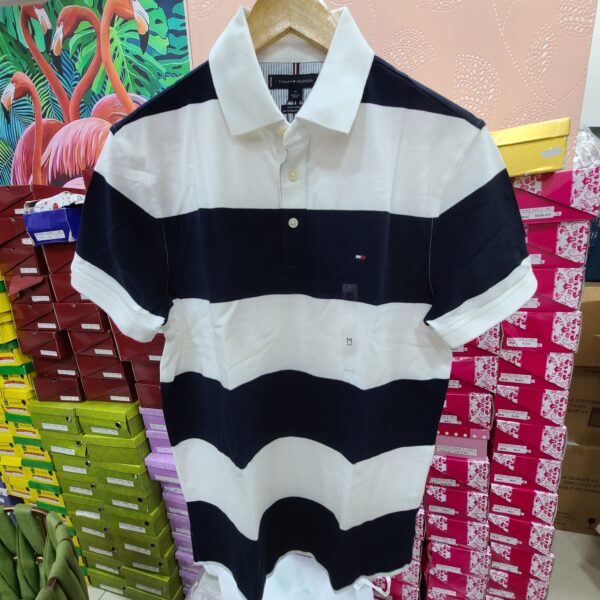 POLO TOMMY HILFIGER NOIR BLANC