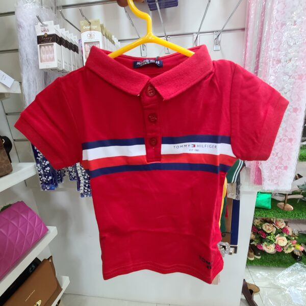 POLO TOMMY HILFIGER ROUGE