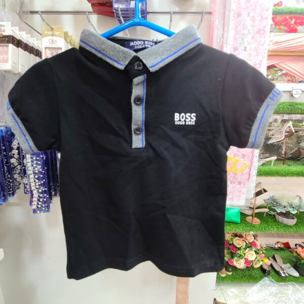 POLO HUGO BOSS KIDS NOIR