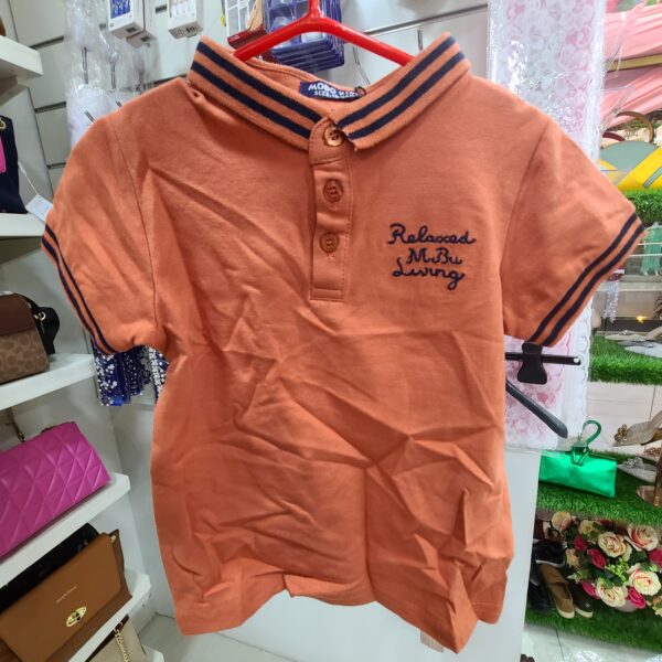 POLO RELAXED MBU LIVING ENFANT ORANGE