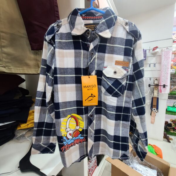 CHEMISE A CARREAUX ENFANT MANGO BOYS – Image 3