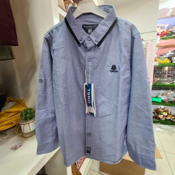 CHEMISE BLEU ENFANT TSNO.7G