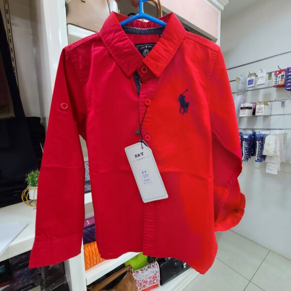 CHEMISE BLEU ENFANT POLO RALPH LAUREN Z & Y – Image 3