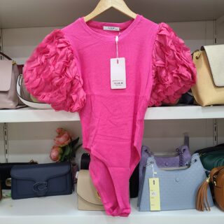 BODY FEMME ELSA.M SIMPLE PERLE ET MANCHE REMBOUREE BT-JMC19165