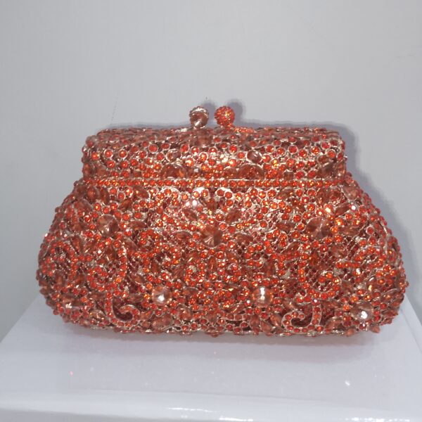 POCHETTE PERLEE ORANGE