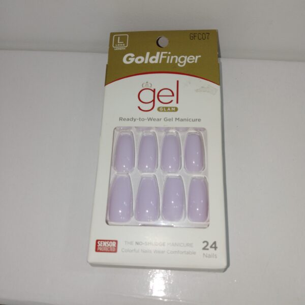 NAILS / FAUX ONGLE GOLDFINGER GEL GLAM 24 NAILS'