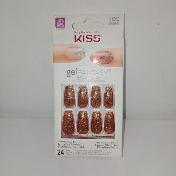 NAILS / FAUX ONGLE KISS GEL FANTASY 24 NAILS