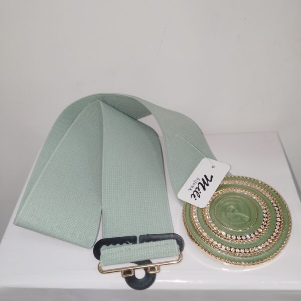 CEINTURE DAME VERT MILI BIJOUX VERTE