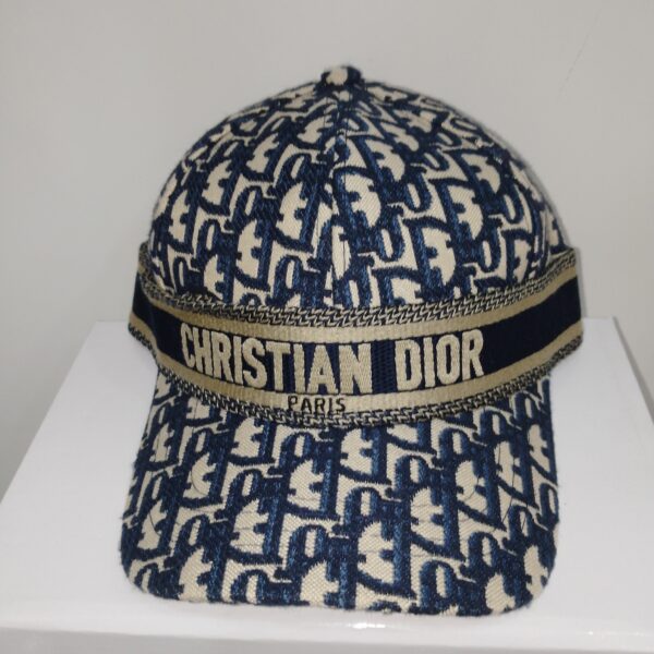 CASQUETTE CHRISTIAN DIOR BLEU/BEIGE