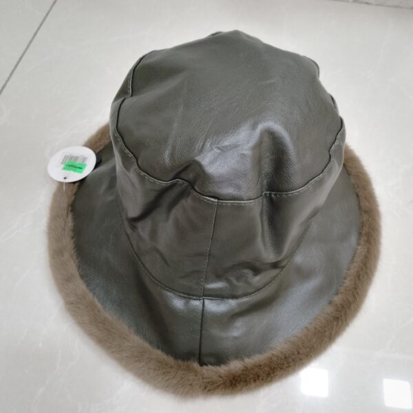 CHAPEAU CLOCHE INTERIEUR EN FOURRURE ELLAS BUCKET HAT VERT MOVE