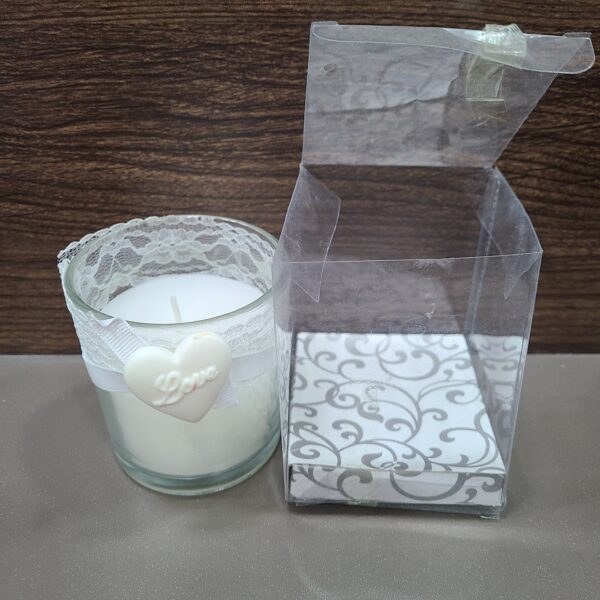 BOUGIE BLANCHE LOVE WEDDING CANDLE