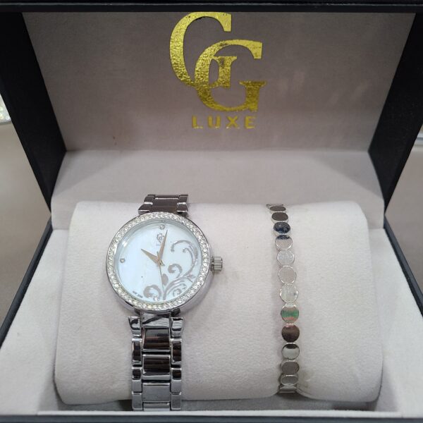 MONTRE DAME ACCOMPAGNEE DE GOURMETTE GG LUXE