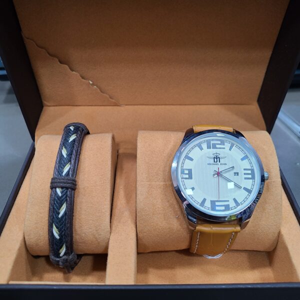 MONTRE MICHAEL JOHN + BRACELET