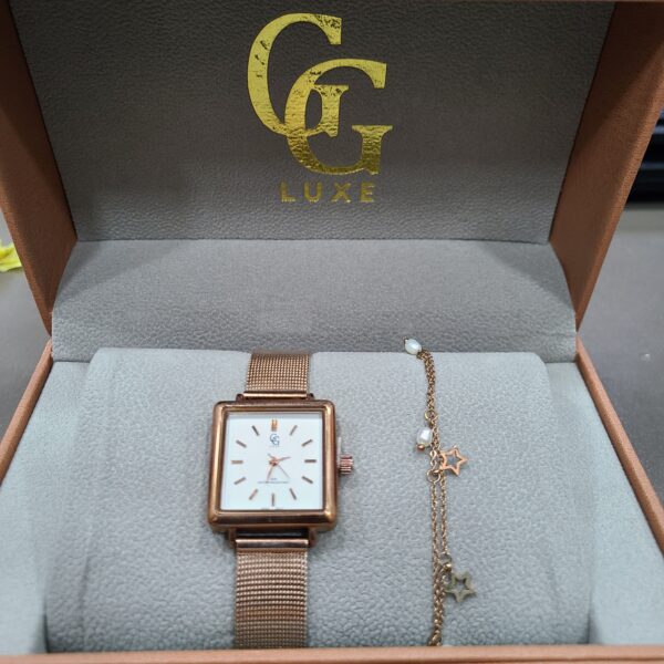 MONTRE DAME + BRACELET GG LUXE