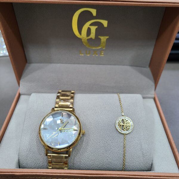 MONTRE DAME ACCOMPAGNEE DE BRACELET GG LUXE