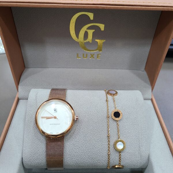 MONTRE DAME + BRACELET GG LUXE