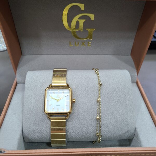 MONTRE DAME ACCOMPAGNEE DE BRACELET SIMPLE GG LUXE