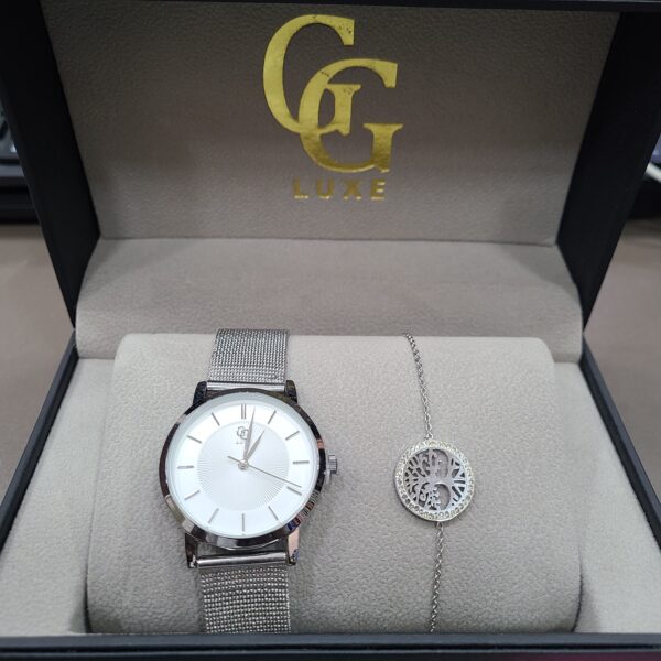 MONTRE DAME + BRACELET SIMPLE GG LUXE