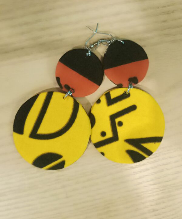 BOUCLES D'OREILLES AVEC 2 CERCLES