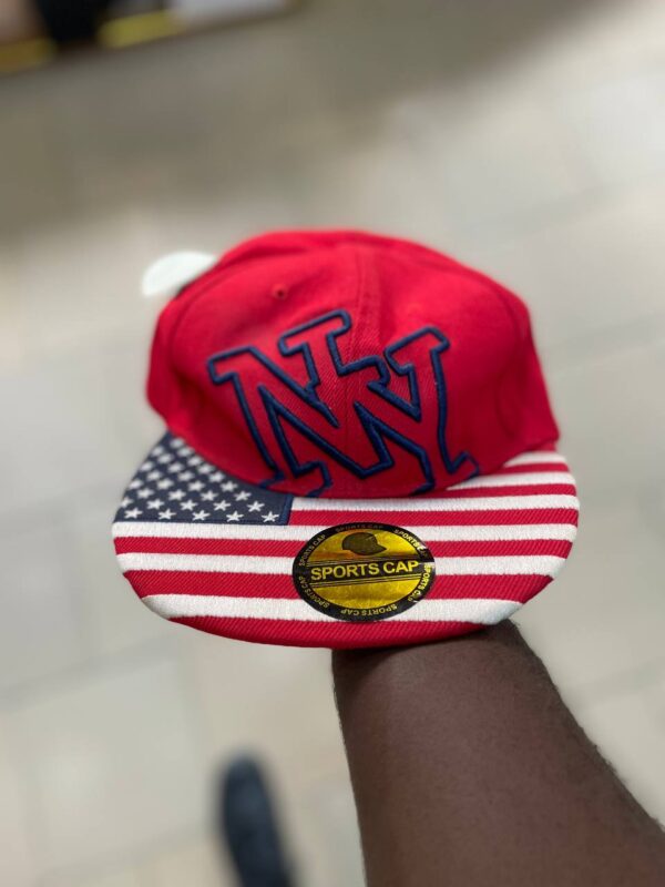 CHAPEAU NY MOTIF DRAPEAU USA CH3004 – Image 2