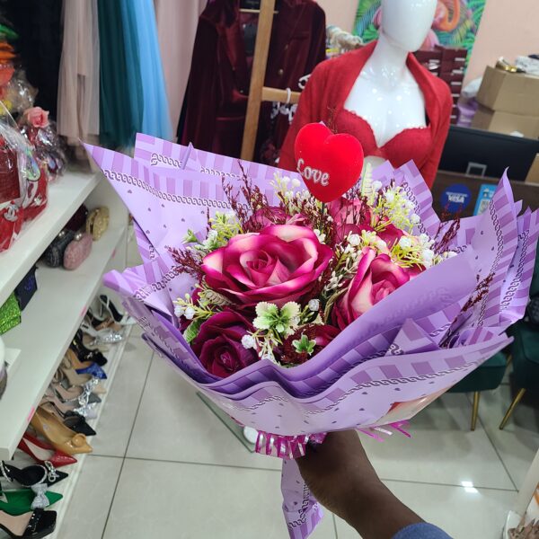 Bouquet de fleur Saint valentin