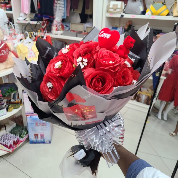 Bouquet de fleur Saint valentin