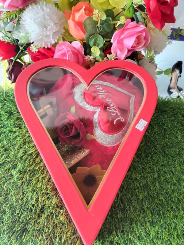 BOX COEUR + POSE DE TELEPHONE + FLEUR R4015 – Image 2