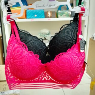 SOUTIEN GORGE FRENCH AFFAIR 2 EN 1 ROSE & NOIR