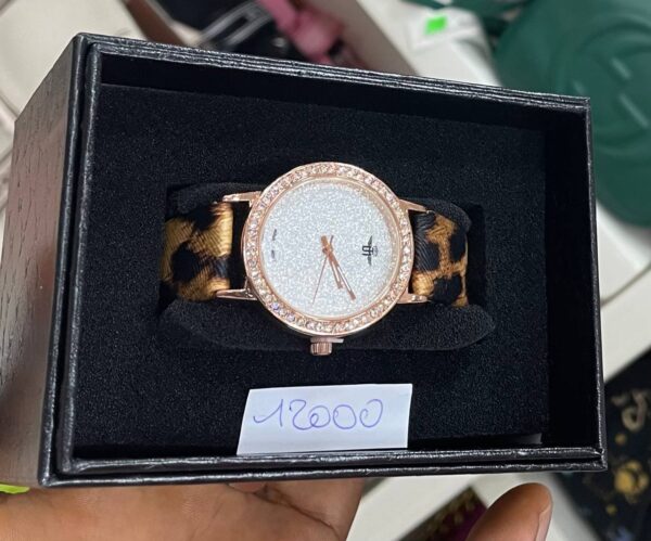 MONTRE PANTHERE DANS COFFRET X28X9-BT