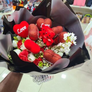 Bouquet fleur Saint valentin