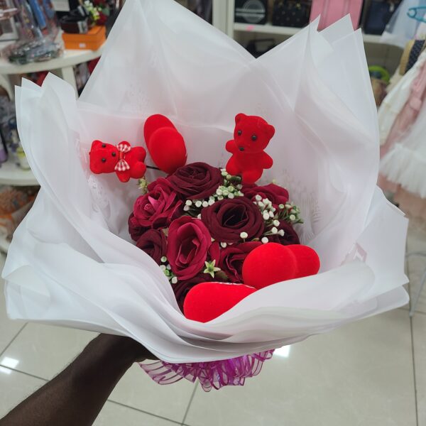 Bouquet fleur Saint valentin