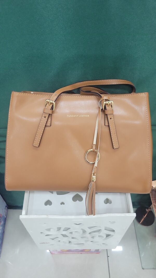 BT SAC A MAIN TUSCANY LEATHER MARRON BT-TL142037