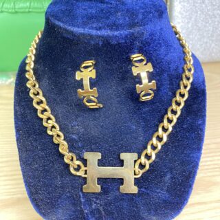 BX CHAINE + BOUCLES HERMES BX-43Y46