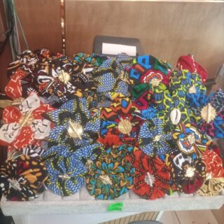 BX broches en pagne XY099