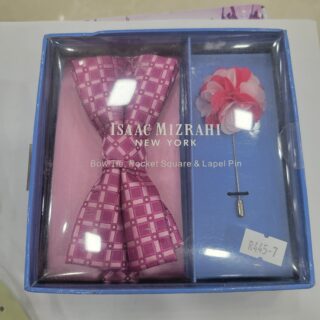 NOEUD PAPILLON + POCHETTE ISAAC MIZRAHI BT-R445-7