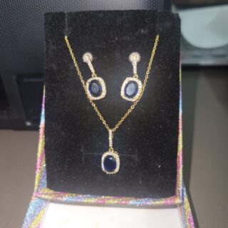 COMPLET CHAINE & BOUCLE D'OREILLE BX-09Y84