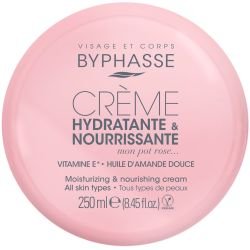 CRÈME HYDRATANTE ET NOURRISSANTE VISAGE ET CORPS TOUS TYPES DE PEAUX 250ML