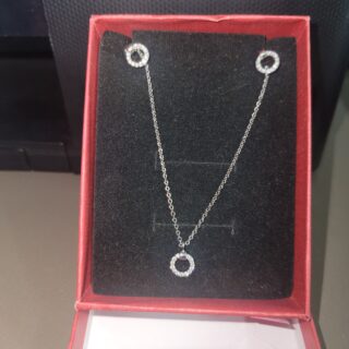 COMPLET CHAINE & BOUCLE D'OREILLE BX-09Y80