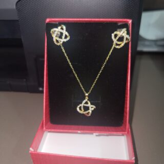 COMPLET CHAINE & BOUCLE D'OREILLE BX-09Y88