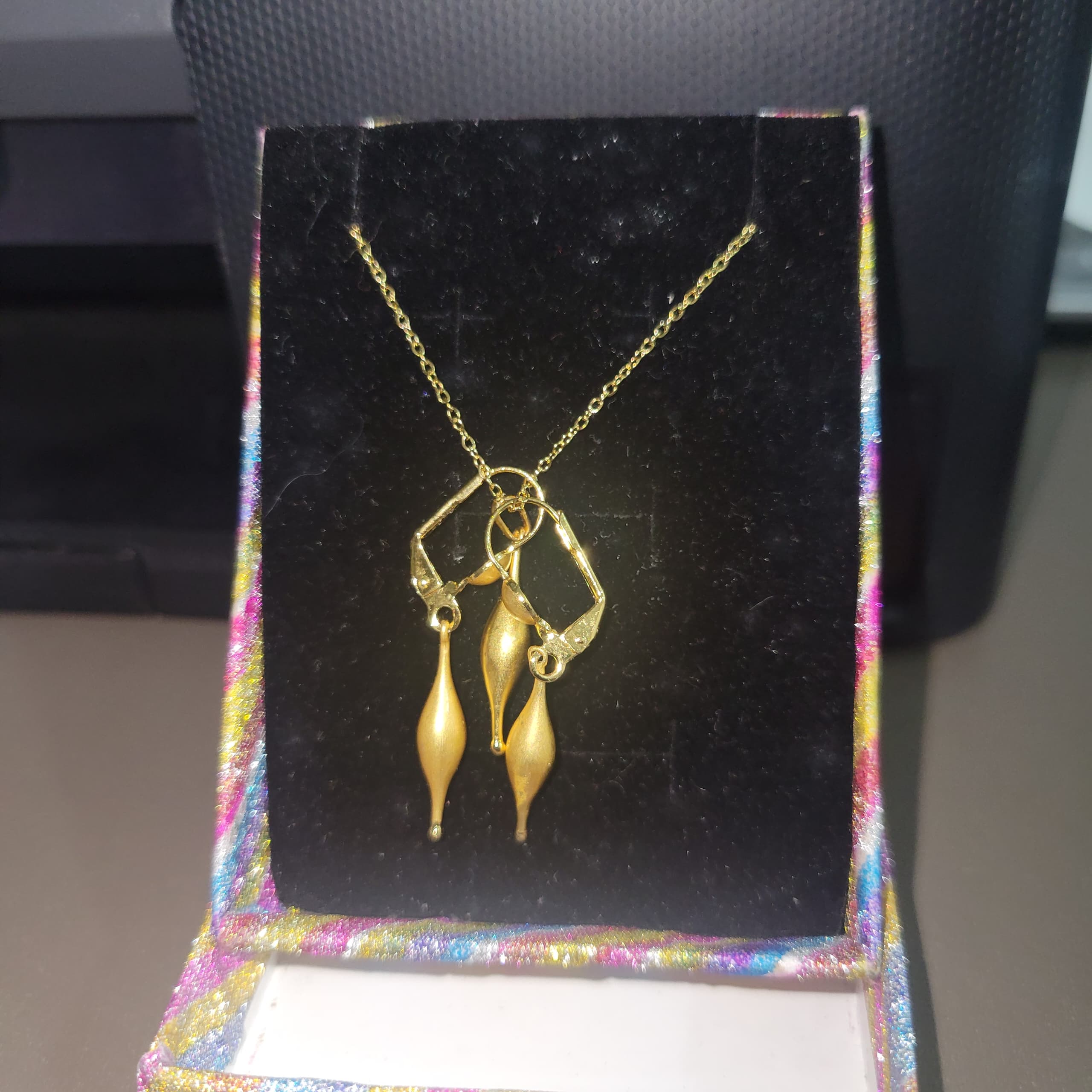 COMPLET CHAINE & BOUCLE D'OREILLE BX-09Y85