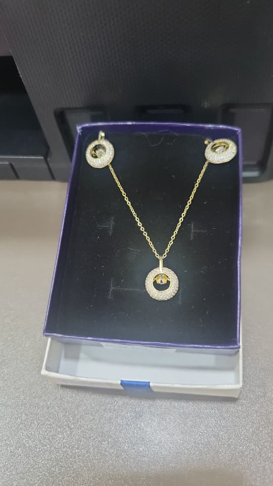 COMPLET CHAINE & BOUCLE D'OREILLE BX-09Y93