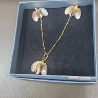 COMPLET CHAINE & BOUCLE D'OREILLE BX-09Y94