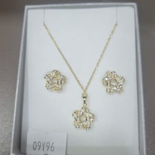 COMPLET CHAINE & BOUCLE D'OREILLE BX-09Y96