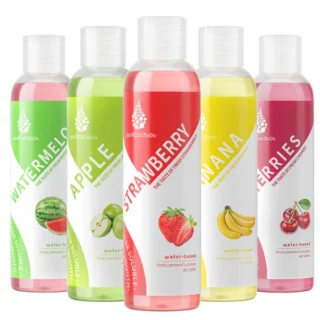 lubrifiants à saveur de fruit