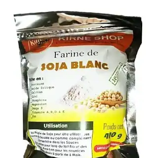 Farine de soja blanc 400g