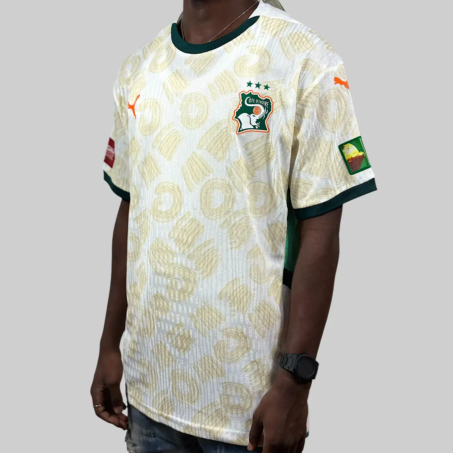 maillot cote d'ivoire Blanc 3